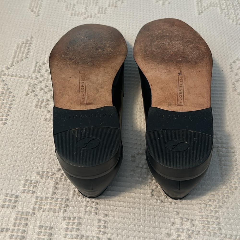 Florsheim Mens Vintage Black Tassel Leather Dress Loafer Classic Leather 7 1/2 D - Picture 8 of 8